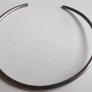 925 Circular Tubular Open Necklace 5 inches wide